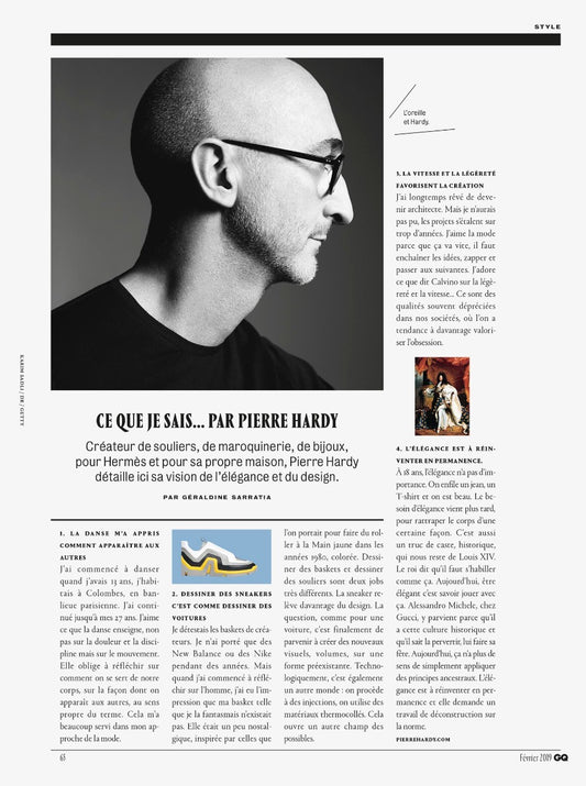 PIERRE HARDY BY GQ MAGAZINE